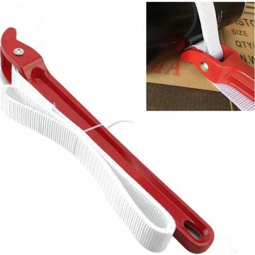Adjustable Oil Filter Handle Belt Strap Wrench Titan Tool Strap Length 85cm Handle 30cm Wrench Nylon Belt Aluminium Handle