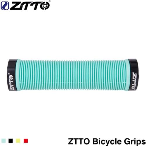 1Pair ZTTO MTB Handlebar Grips Silicone Gel Lock on Anti slip Grips for MTB Folding Bike bicycle parts AG15