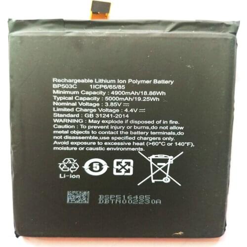 5000mAh BP503C Replacement Battery For blu energy x plus 2 Li-Polymer Baterie Li-ion internal bateria With Tools