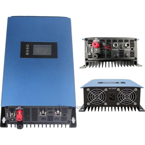SUN-1000GTIL2-LCD POWER GRID INVERTER DC VOLTAGE INVERTER SOLAR DC TO AC 1000W POWER DC 22V-65V or 45V-90V (Optional)