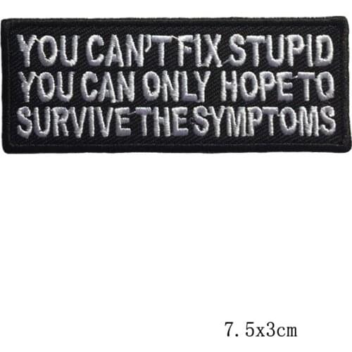 Embroidery cloth stickers, long strips of English letters, patch stickers, hats, accessories, clothing accessories, factory dire