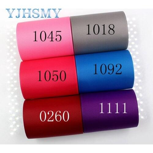 YJHSMY J-181008,75 mm 10 yards Solid Color Ribbons Thermal transfer Printed grosgrain,gift packaging DIY Handmade materials