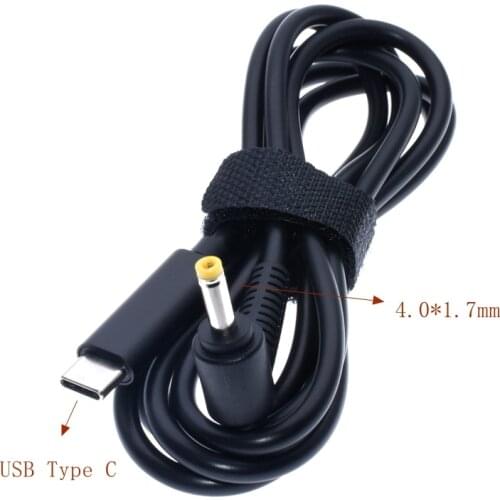 USB Type C PD Charging Cable Cord Dc Power Adapter Jack Converter to 12 Plugs Male for Lenovo Asus Dell Hp Laptop Charger