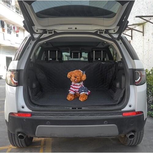 1PC Car Waterproof Trunk Mat Dog Pets Cargo Liner Cover Non Slip Car Trunk Protector Back Seat Cover Pockets for Car Pet Barrier