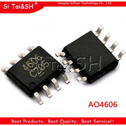 10pcs AO4606 SOP8 4606 SOP A04606 SMD POWER MOSFET New and Original