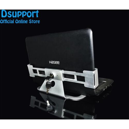 3 pcs) Aluminum Alloy Anti Theft Laptop Display Stand With Security Lock and Key 13-19 inch Laptop Holder Bracke