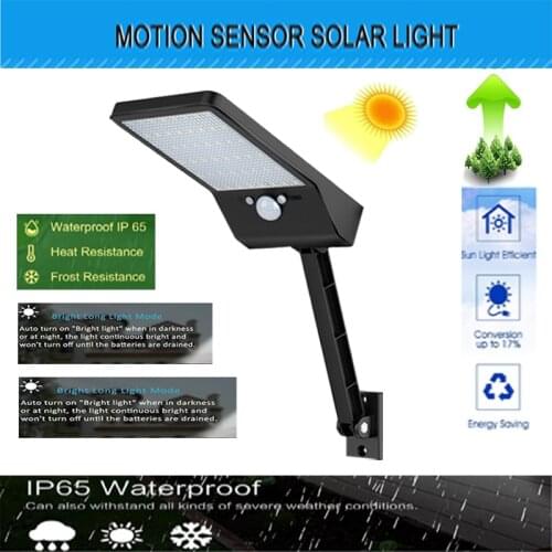 48 led Super Bright Waterproof PIR frared Sensor Floodlight LED Lamp For Outdoor Lightg remote controll pole garden spo