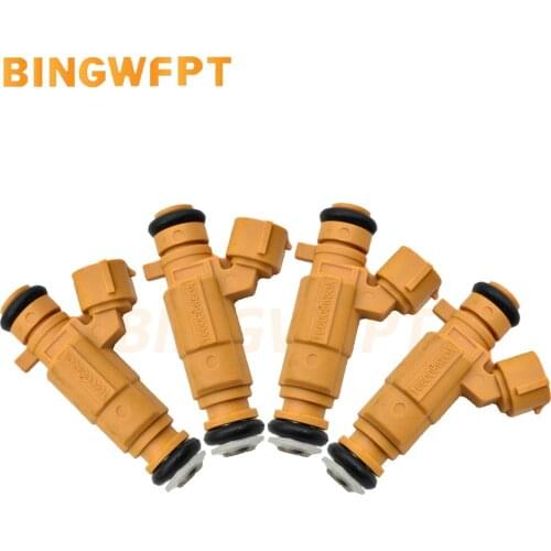 4X 16600-8W80A Fuel Injector Nozzle Bico For Nissan Livina Grand 1.8L 16V 0280156418 166008W80A 0280156419 09-16 Value