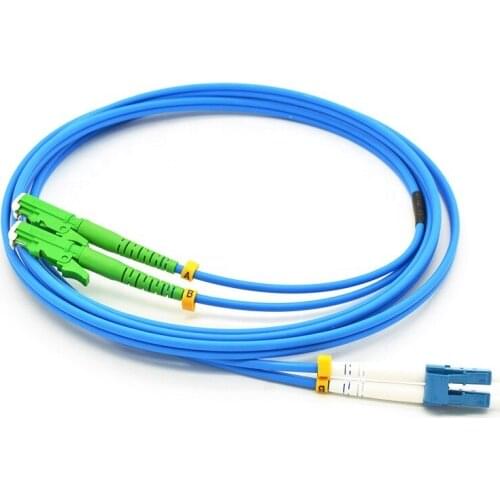 5pcs/lLot Armoured E2000-LC/UPC Fiber Optic Patch Cord Jumper SM Optical Cable 3.0mm Fibra Optica FTTH Single Mode Duplex