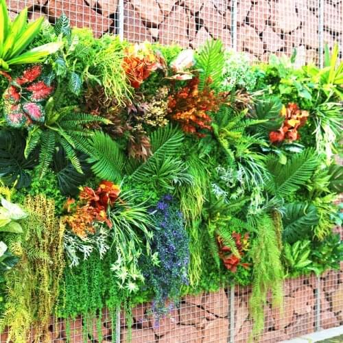 60*40cm Artificial Plant Lawn DIY Background Wall Simulation Grass Leaf Lawn Wedding Carpet Home Decor Grass Carpet Turf Office