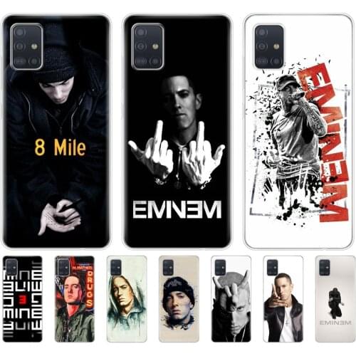 Case For samsung galaxy A31 A41 A51 A71 A01 A81 A91 A11 A30S A20S A21S A50S M11 M21 M31 M30S M40S Case Hip Hop Rapper Eminem rap