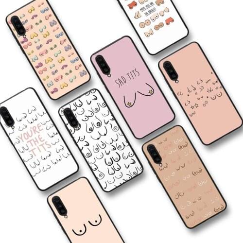 Boobs Art Print Phone Case Phone Case For Redmi K20 Note 5 7 7a 6 8 Pro note 8T 9 Xiaomi Mi 8 9 SE