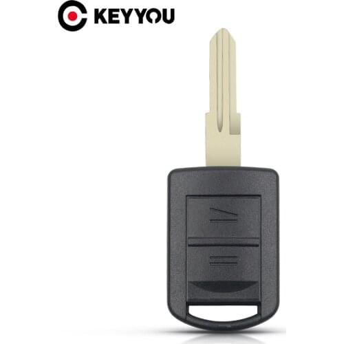 KEYYOU Car Key Case for Opel Vauxhall Corsa c Meriva astra h j g d Combo Auto keys Fob Micro Switch YM28 Blade 2 Buttons