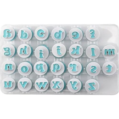 Alphabet Number Letter Fondant Cutter Mould Molds Cake Decorating Set Tool