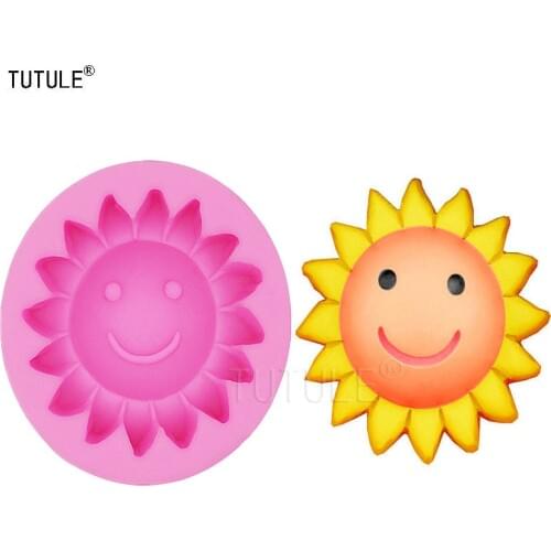 Gadgets- Lovely Sunflower Soap Mold Flexible Silicone Mold For Handmade Soap Candle Candy Cake Mold