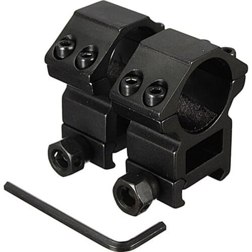 2pcs/set 25.4mm Hunting Accessories Scope Ring High Profile Fit For 20mm Picatinny Weaver Rail Mount Flashlight Mounts Outdoor