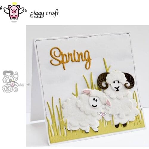 Piggy Craft metal cutting dies cut die mold Sheep decoration Scrapbook paper craft knife mould blade punch stencils dies