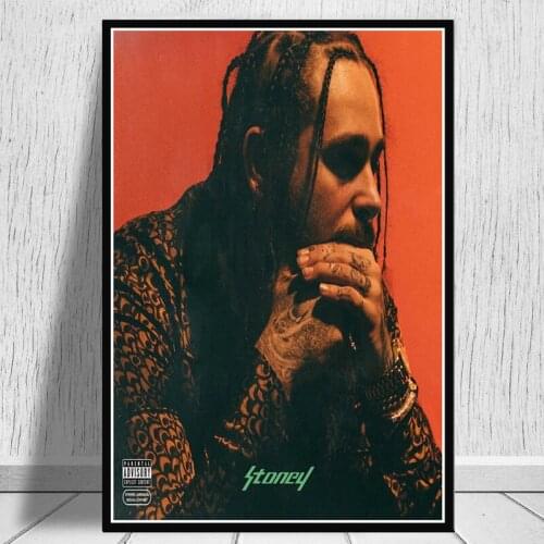 Malone Rapper Hip Hop Music Singer Star Album Poster And Prints Art Canvas Oil Painting Wall Pictures For Living Room Home Decor