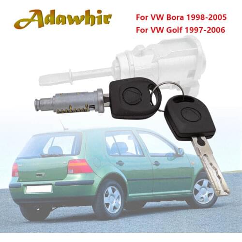 Front Left & Right Door Lock Cylinder Repair Kit For VW Golf 4 /Bora 1U0837167EC W904-ST-7T Lock cylinder with key