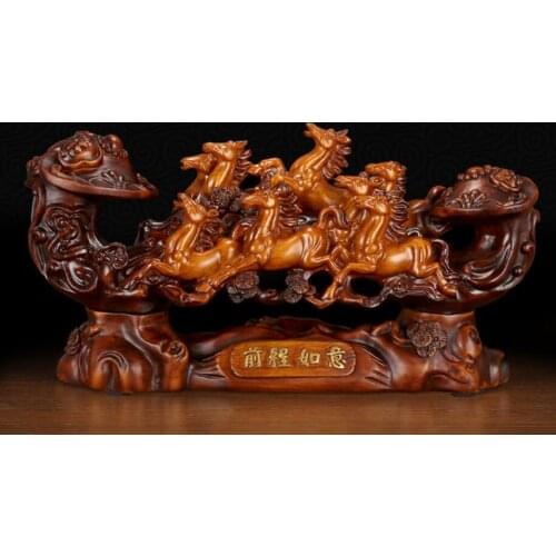 NEW CHINESE STYLE HORSE FURNITURE NEW CHINESE ZODIAC FURNITURE OFFICE STUDY CREATIVE LIVING ROOM DECORATION JOE MOVED GIFTS