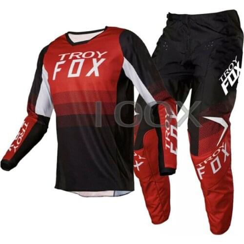 New Arrival Motorbike Motocross Suit 2021 Red Black 180 Trev Mountain Bicycle Offroad Racing Jersey Pants
