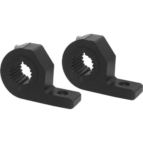 General 2pcs Universal Mount 15-30mm Bracket Fog Driving Light Spotlight holder Clamp Bracket for Car Motorcycle Crash Bar Guard