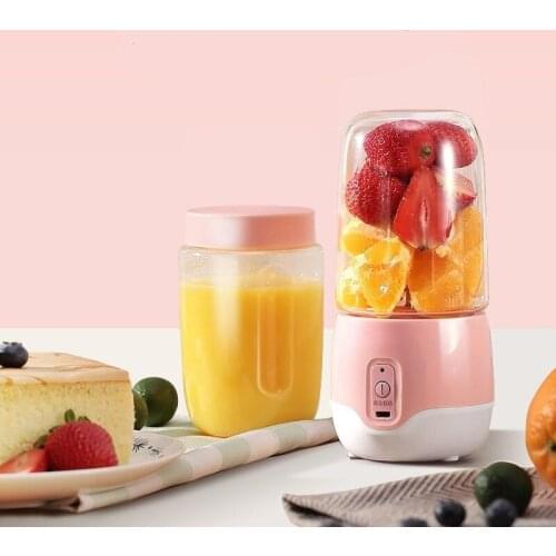 Portable Juicer 300ml 1200mAh Batttery Capacity Homeuse Stainless Steel Blade Small Chargeable Wireless Mini Juice Cup
