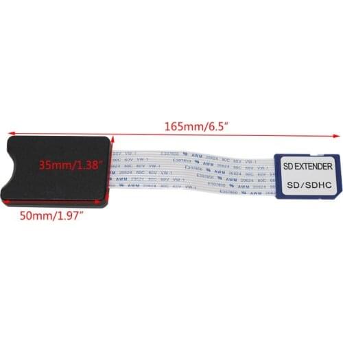 SD Male To SD Female SDHC SDXC Card Reader Extension Cable For Phone GPS TV L4MD