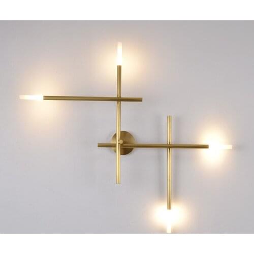 Modern LED Wall Lamp Designer Lighting Aluminium Living Bed Room Stairs Hotel Engineering Wall Scones