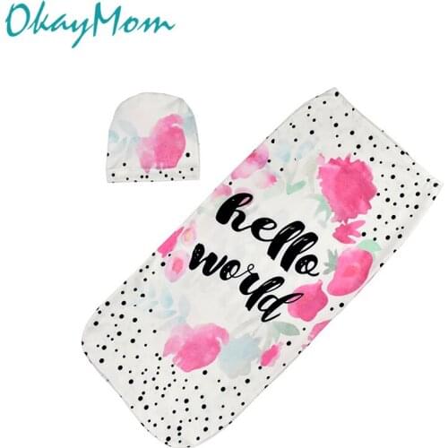 OkayMom Newborn Baby Sleeping Bag Infant Boys Girls Blanket Swaddle Newborn Bebe Pyjamas Cute Hat Sleepwear Sack Robe 2019