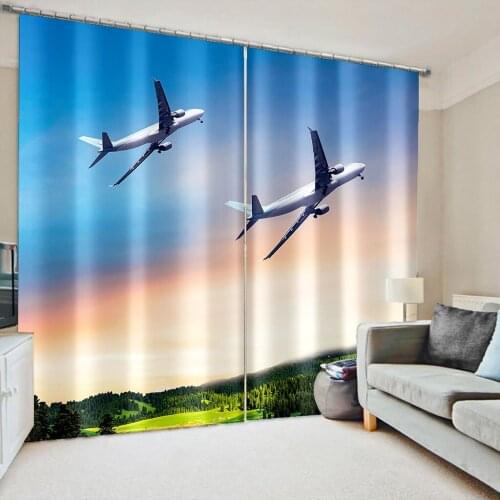 Photo fly curtains Photo Printing Blackout 3D Curtains for Living Room Bedding Room Decoration curtains