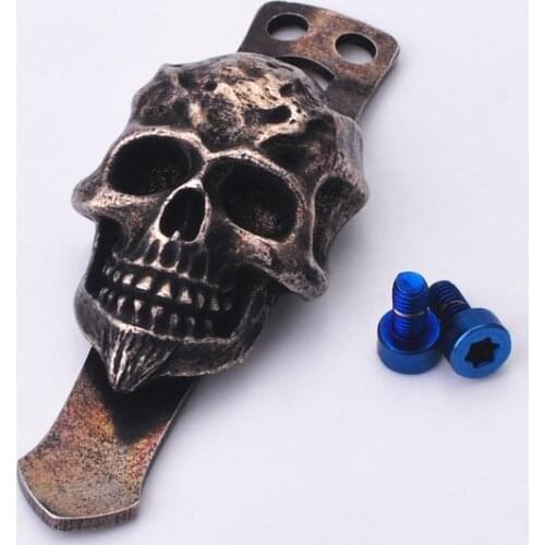 Universal Flashlight Back Clip Steel Fire Waist Clip Metal Flashlight External EDC Pocket Clip K Sheath Clip EDC