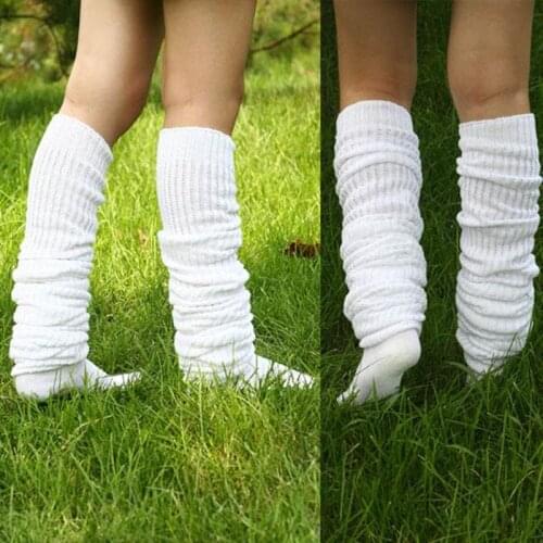 Japanese Fashion Anime Sweet Girl Leg Warmers Wool Ball Knitted Foot Cover Women Autumn Winter Leg Warmer Socks Heap Heap Socks