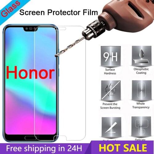 Toughed Screen Protector for Honor 3X 4X 5X 6X 7S 8S Tempered Glass Phone Front Film for Huawei Honor 7X 8X Max 9X Pro