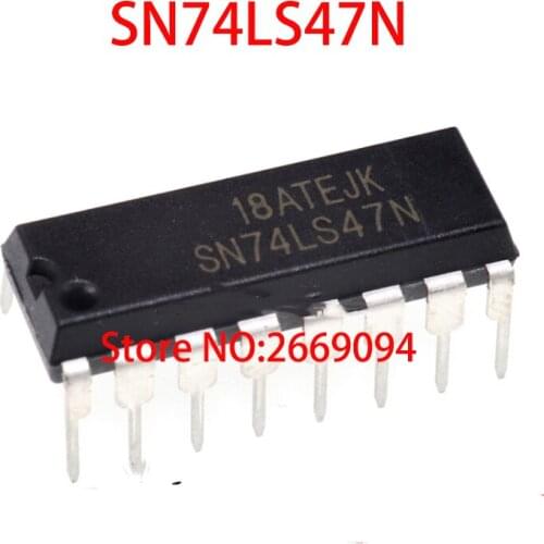 5PCS/ 10PCS /50PCS /100PCS SN74LS47N DIP16 SN74LS47 DIP 74LS47N 74LS47 HD74LS47P 74LS47P new and original IC