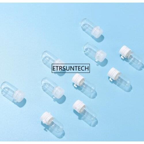 750pcs 2ml Empty Sample Essential Oil Bottles Small Clear Glass Sample Vials with White Clear cap F3591