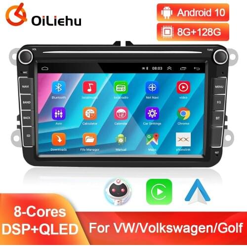 OiLiehu 2 Din Android Car Radio GPS Multimedia Player For VW/Volkswagen/Golf/Polo/SEAT/Passat/b7/b6/Tiguan/Skoda/Touran/Jetta