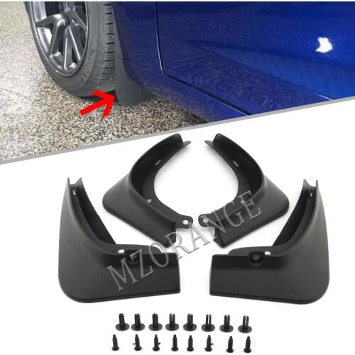 CAR Mud Flaps For Tesla Model 3 2021 Accessories Mudguards Splash Guards Fender Matte Black Model3 Mudflaps