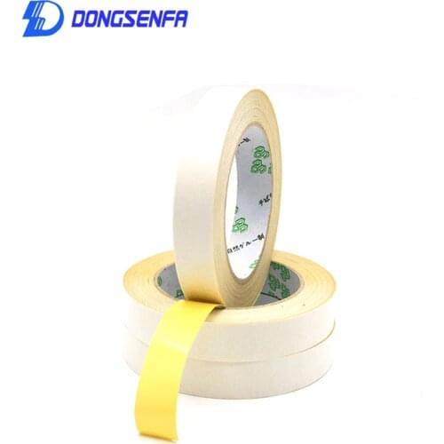 DONGSENFA 20M/Roll Yellow Glue Double Sided Tape Super Self Adhesive Sticky Tape Super Self Adhesive Sticky Computer Embroidere
