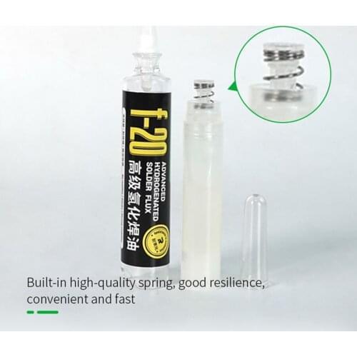 1pcs RELIFE F-20 Hydrogenated Solder Flux RoSH Passed 10CC Advanced No-Clean Welding Paste BGA Soldering Repair Tools