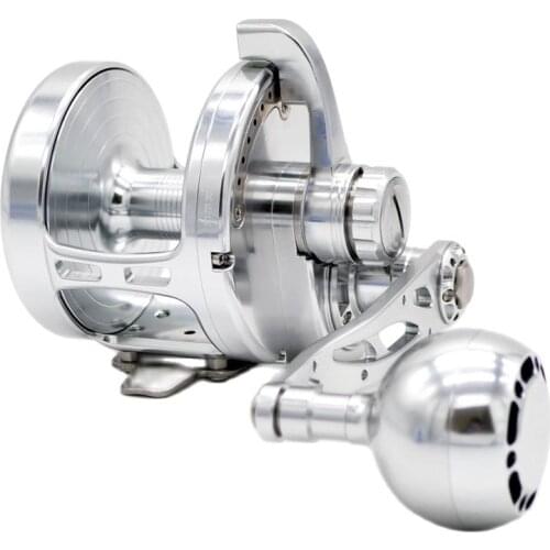 CAMEKOON Large Overhead Saltwater Jigging Boat Reel Gear ratio5.3:1 PE7#-500M Deep Sea Trolling Fishing Reel Spherical Handle
