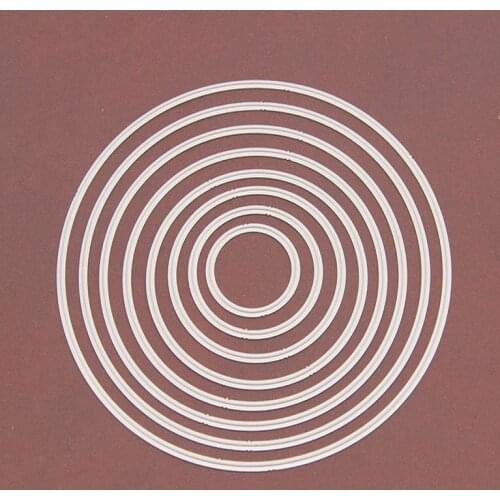 Metal Cutting Dies Embossing Scrapbooking Stencil Craft Cut Dies For DIY Card Crafts Handmade N57 Rounds