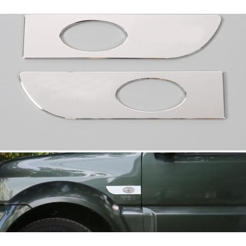 Front Fender Side Turn Signal Light Lamp Cover Trim Aluminum Alloy Exterior Car Styling Accessories For Suzuki Jimny 2007-2015