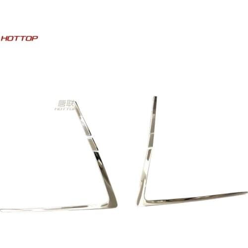 For Toyota Alphard 2019 2020 Front Foglight Trims Stainless Steel