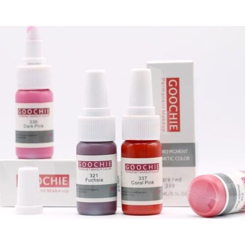 Goochie New Pure Plant Eyebrows Microblading Permanent Makeup Pigment 10ml Eyebrow Lasting Color