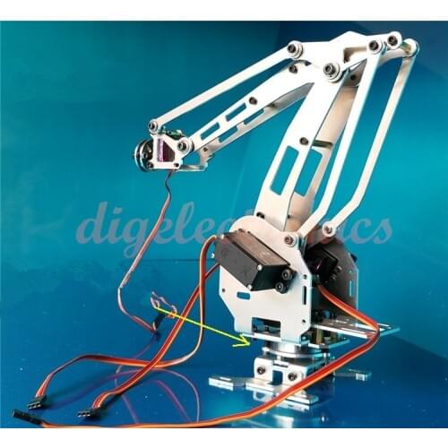 RC Metal Manipulator 6 DOF Robot Arm Model With Digital Servo 6-Axis Robotic Kit for DIY Industrial Robot Arm Development