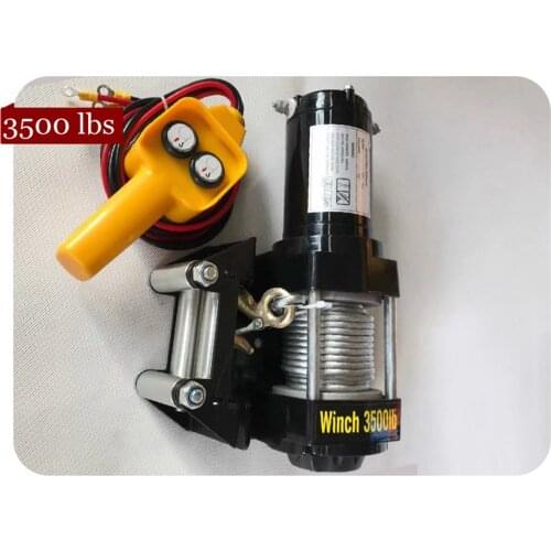 12V24V 3500 lbs vehicle self-rescue off-road winch off-road vehicle winch on-board crane electric winch