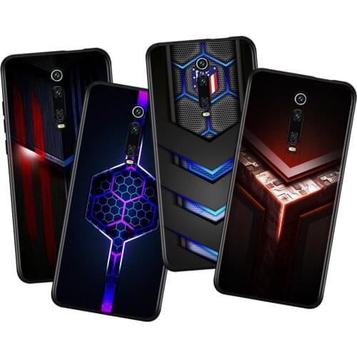 Araba Karbon Fiber Silicone Cover For Xiaomi Redmi K40 Gaming K30i K30T K30S K30 Ultra K20 10X Pro Black Phone Case