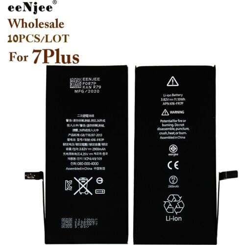 Replacement Phone Battery For Apple Iphone 7Plus li Polymer Li-ion Smart Mobilephone Bateria High Capacity Original IC 0 Cycle
