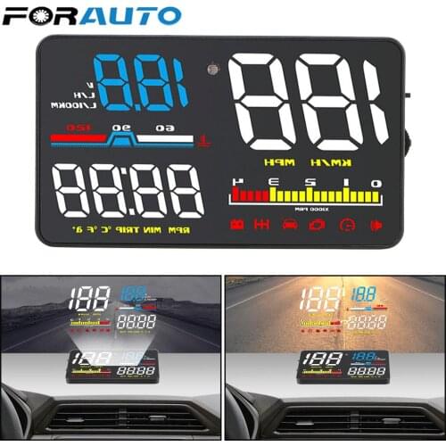 Speedometer Car Head Up Display Digital Security Alarm OBD2 Diagnostic Tool Windshield Screen Projector HUD Display